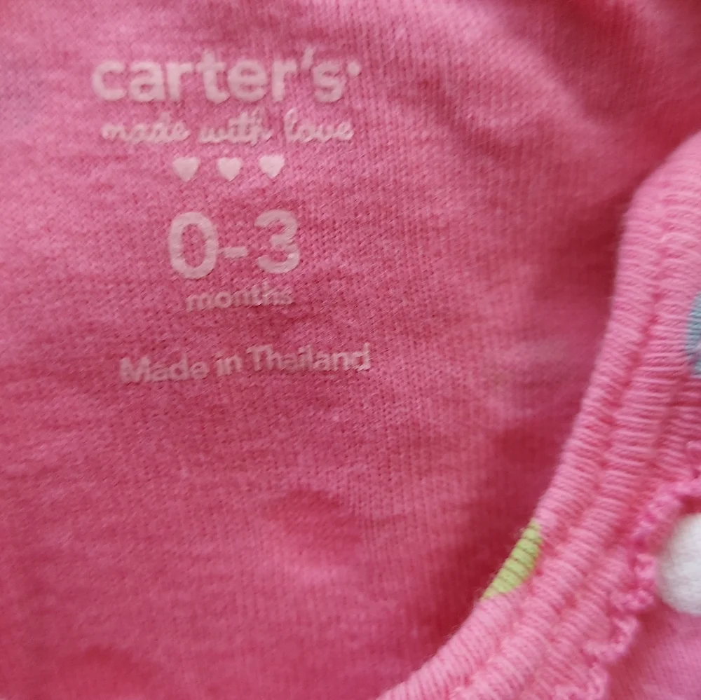 🎁 10/$25  Pink sleep dress with mitt hands,  0-3 months